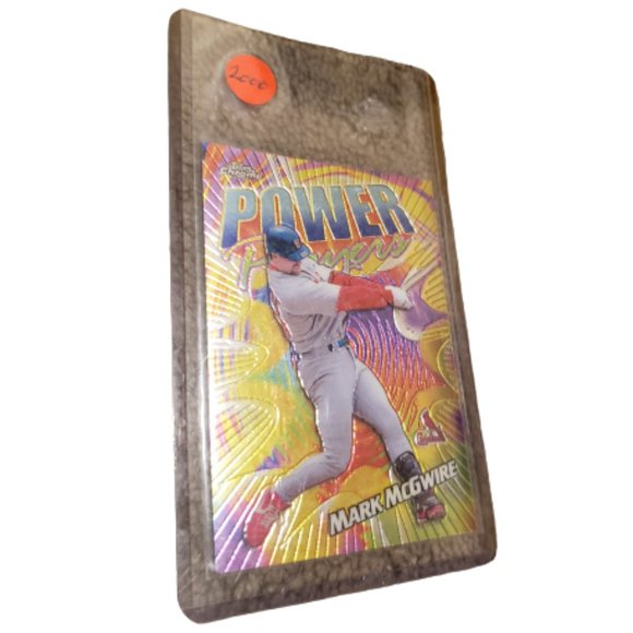 2000 Topps Chrome Holo Mark McGwire Power Players Baseball Card Ungraded - Picture 1 of 4
